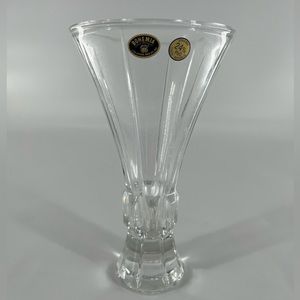 Vintage Bohemia Czech Republic‎ Lead Crystal Vase